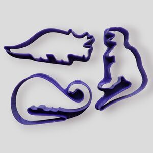 Jurassic Park JELL-O Purple Cookie Cutters Set Of 3